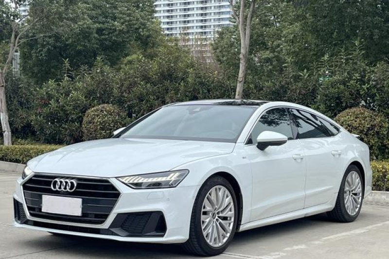 2021 Audi A7 45 TFSI Низкий пробег, без ДТП, соответствует китайским экологическим нормам National VI, леворульный, экспорт подержанных автомобилей премиум-класса